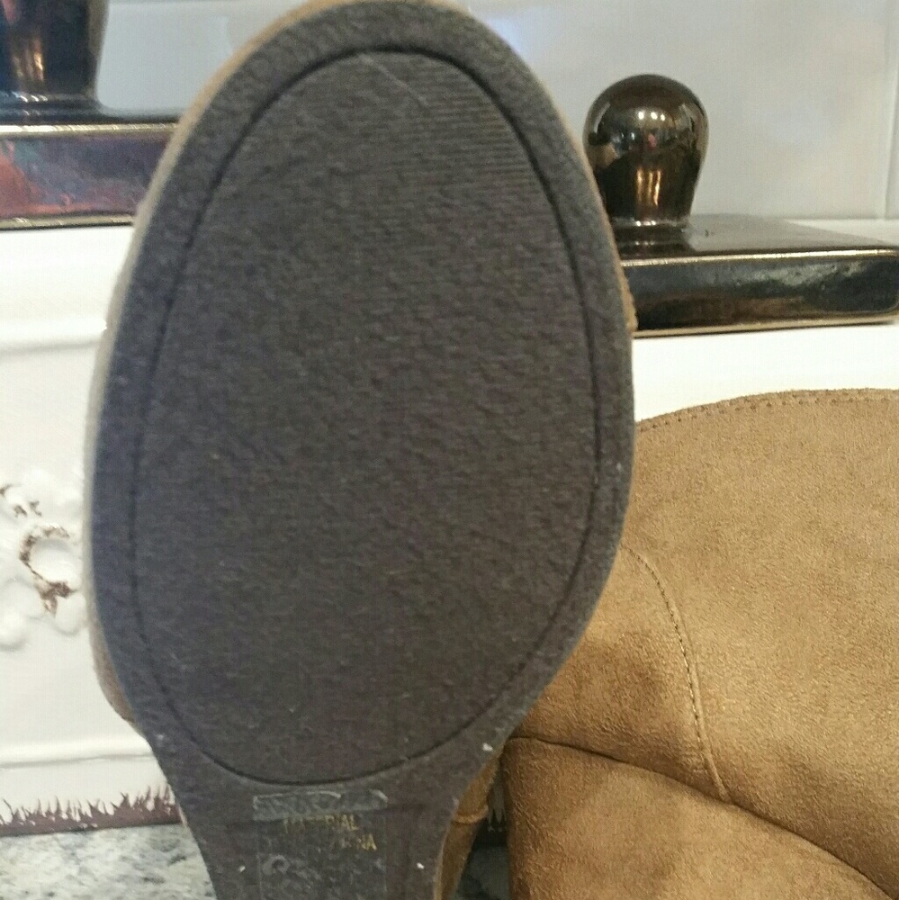 Suede wedges - Picture 4 of 4